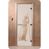 Дверь для сауны DoorWood (Дорвуд) 60x190 Основная серия Рим (сатин) правая