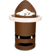 Печь электрическая EOS Zeus S 10,0 кВт Rust Marbel (brown)
