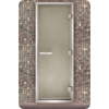 Дверь для турецкой бани Маэстро Woods 90x210 Arabica Графит матовый, правая