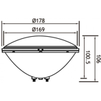      Pool King 24 , PAR-LED24LB-WARM