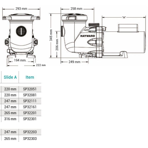     Hayward Tristar SP32303 (380V, 3HP)