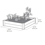    Keter Vista Modular Garden Bed single pack, 