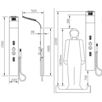    Kolpa ZONDA FLAT 3F 150228 , M1156 - alabaster