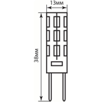    (LED) G4 Feron LB-422 48LED(3W) 2700K  