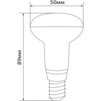    (LED) E14 Feron LB-450 16LED(7W) 230V 4000K R50